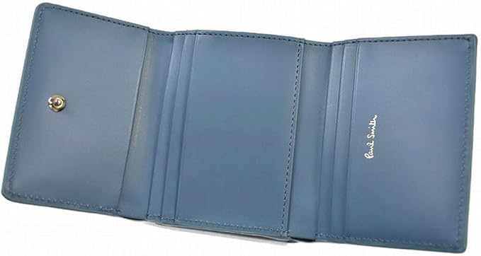 【新品】 ポールスミス ミックスドゥードゥル グリーン 口金付き 三つ折り 財布 Paul Smith - 235a 新品 ポールスミス ミックスドゥードゥル 三